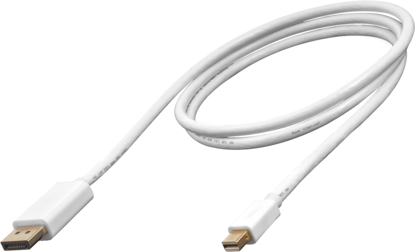 Startech MDP2DPMM2MW - 4k con soporte HBR Blanco, Cable DisplayPort (5)