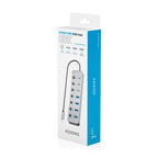 AISENS ASUC-8P044-GR hub de interfaz USB 3.2 Gen 2 (3.1 Gen 2) Type-C 10000 Mbit/s (8)
