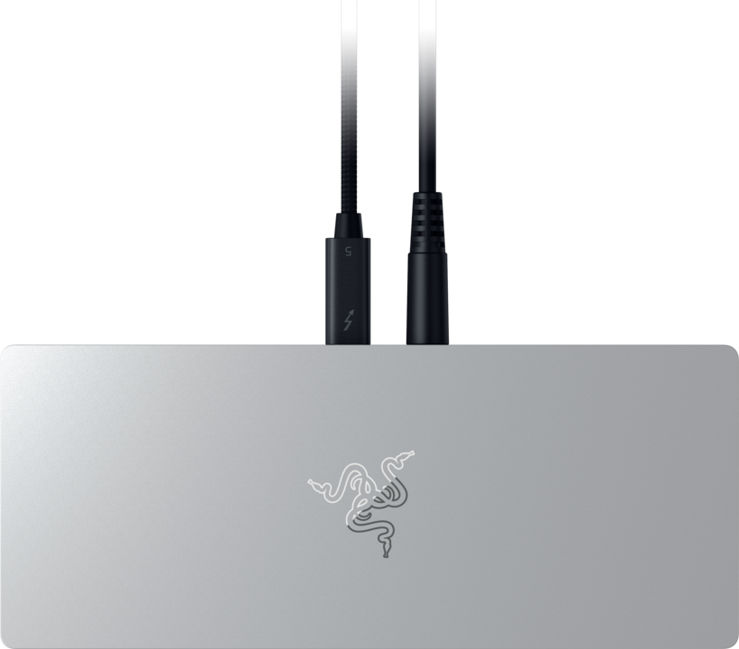 Est. Razer Thunderbolt 5 mercury blanco