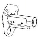 Eje de suministro Zebra P1083320-114 para núcleos de 40mm (4)