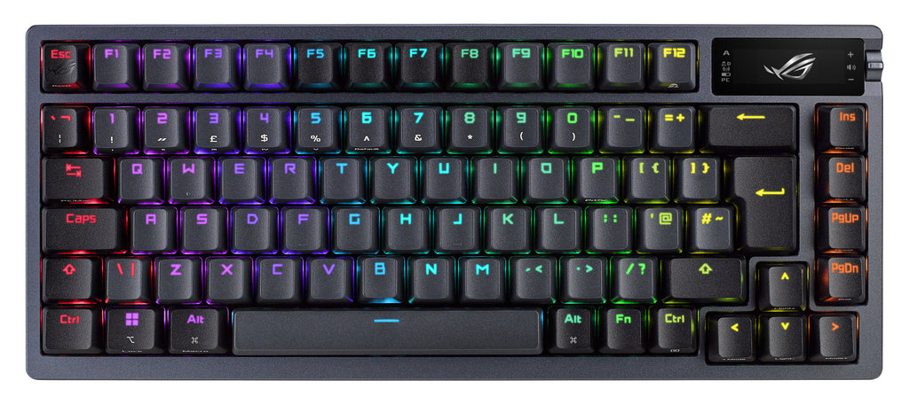 ASUS M701 ROG AZOTH/NXRD/FR teclado Juego USB + RF Wireless + Bluetooth AZERTY Francés Negro (2)