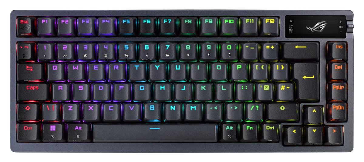 ASUS M701 ROG AZOTH/NXRD/FR teclado Juego USB + RF Wireless + Bluetooth AZERTY Francés Negro (2)