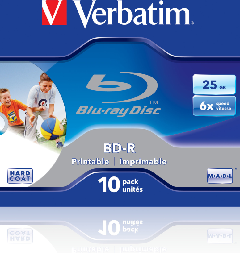Blu-ray Verbatim BD-R 25GB 6x JC 10 uds.
