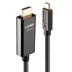 Lindy 43317 adaptador de cable de vídeo 10 m USB Tipo C HDMI tipo A (Estándar) Negro (2)