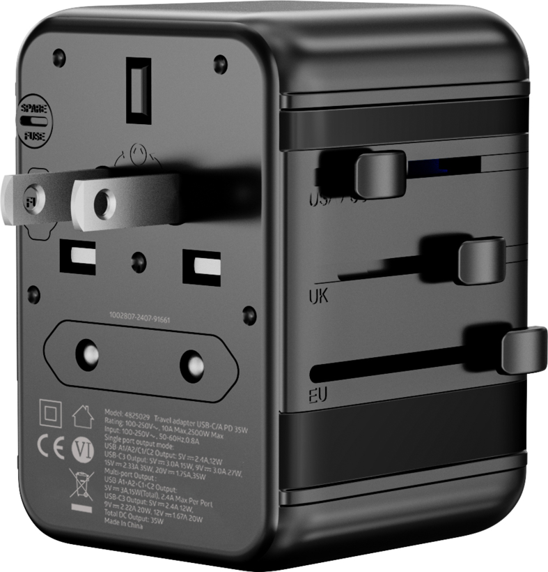 Adaptador viaje ARTICONA USB-C/A PD 35W (5)