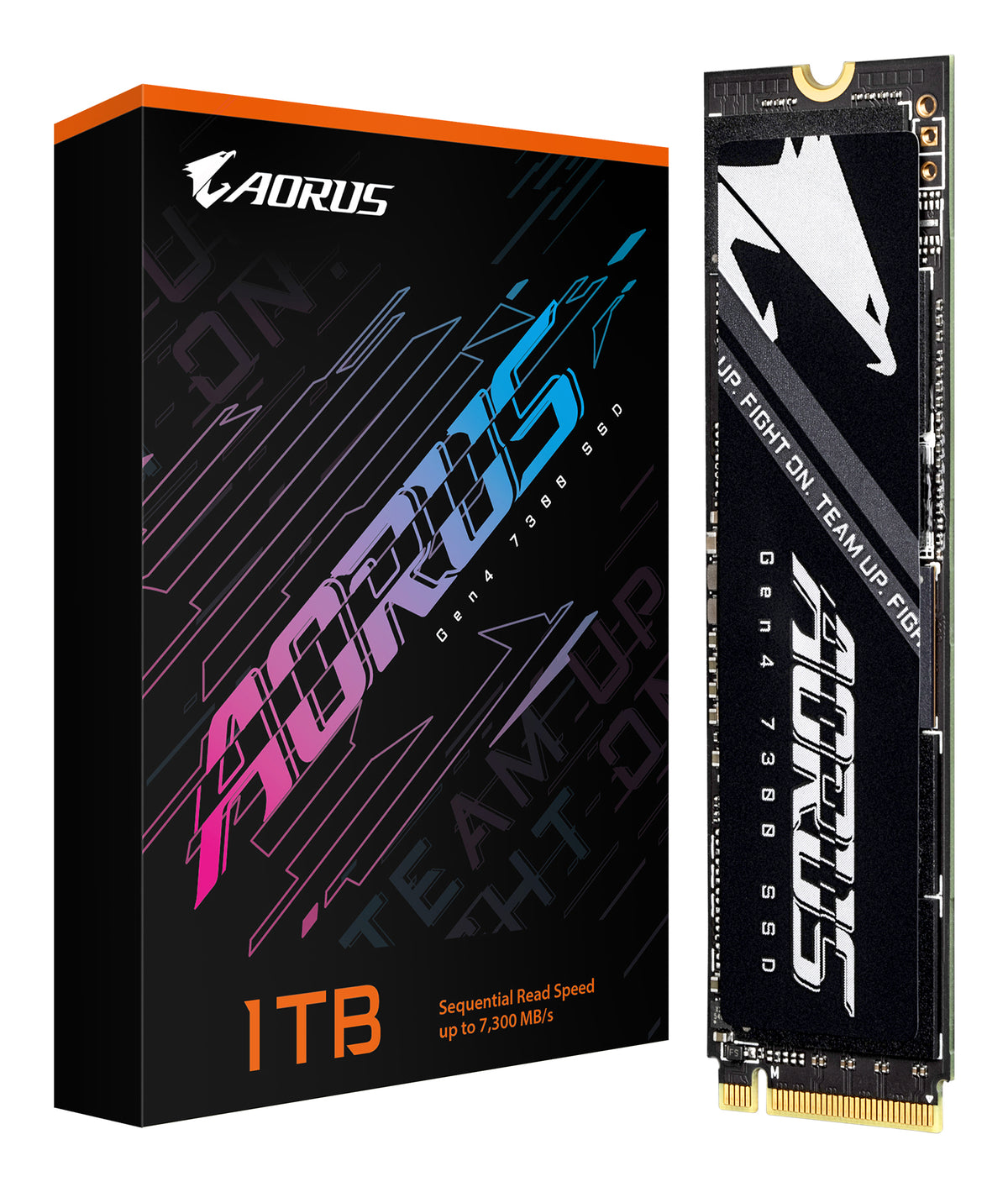 GIGABYTE AORUS Gen4 7300 1 TB M.2 PCI Express 4.0 NVMe 3D TLC NAND (5)
