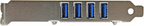 Startech PEXUSB3S4V - Controlador SuperSpeed, 4x USB A, Adaptador USB, PCIe x1 (4)