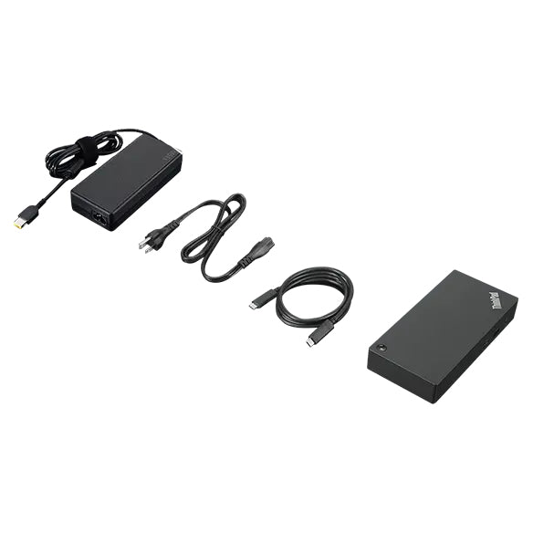 Lenovo 40AY0135UK base para portátil y replicador de puertos Alámbrico USB 3.2 Gen 1 (3.1 Gen 1) Type-C Negro (7)