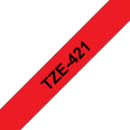 Brother TZE-421 cinta para impresora de etiquetas Negro sobre rojo (2)