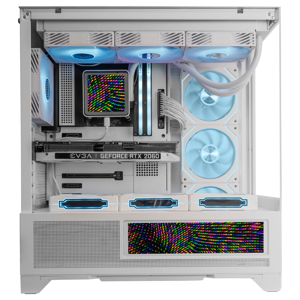 Mars Gaming MCLCDXW carcasa de ordenador Midi Tower Blanco (9)