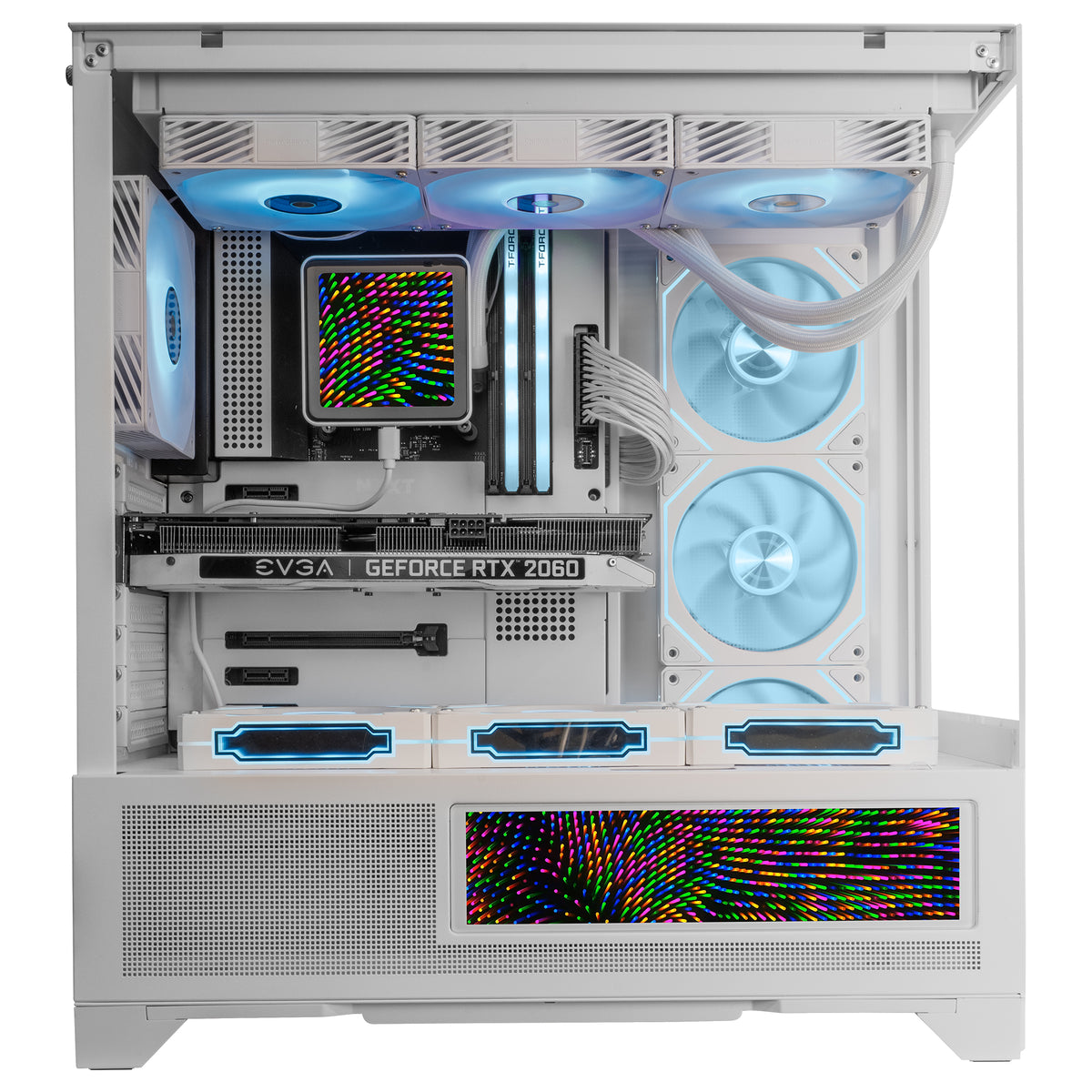 Mars Gaming MCLCDXW carcasa de ordenador Midi Tower Blanco (9)