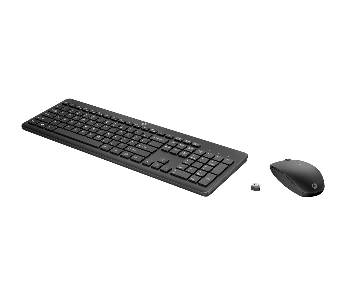 HP 235 Wireless Mouse and Keyboard Combo teclado Ratón incluido Oficina RF inalámbrico Negro (3)