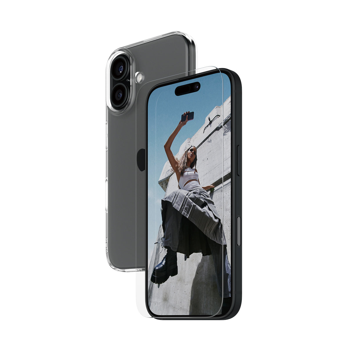 PanzerGlass SAFE. by ® 2-in-1 Protection Bundle iPhone 16 Protector de pantalla Apple 1 pieza(s)