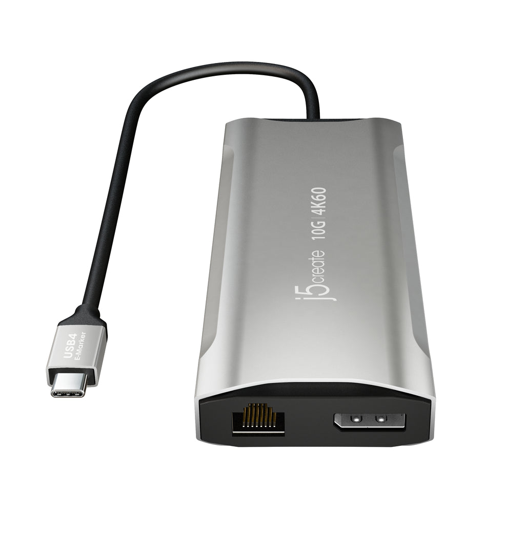 j5create JCD397 Alámbrico USB 3.2 Gen 1 (3.1 Gen 1) Type-C Gris