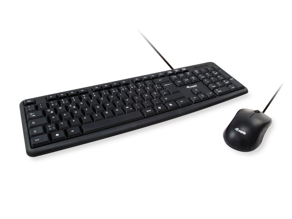 Equip 245203 teclado Ratón incluido Oficina USB QWERTY Italiano Negro