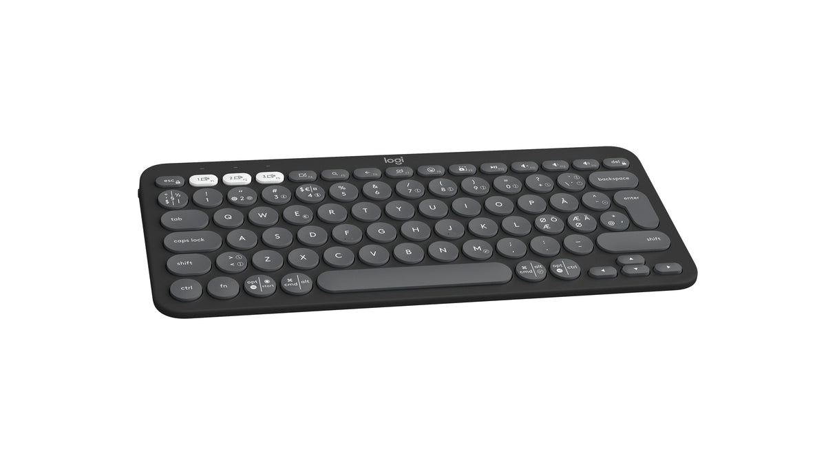 Logitech 920-011879 teclado Universal Bluetooth QWERTY Nórdico Grafito (5)