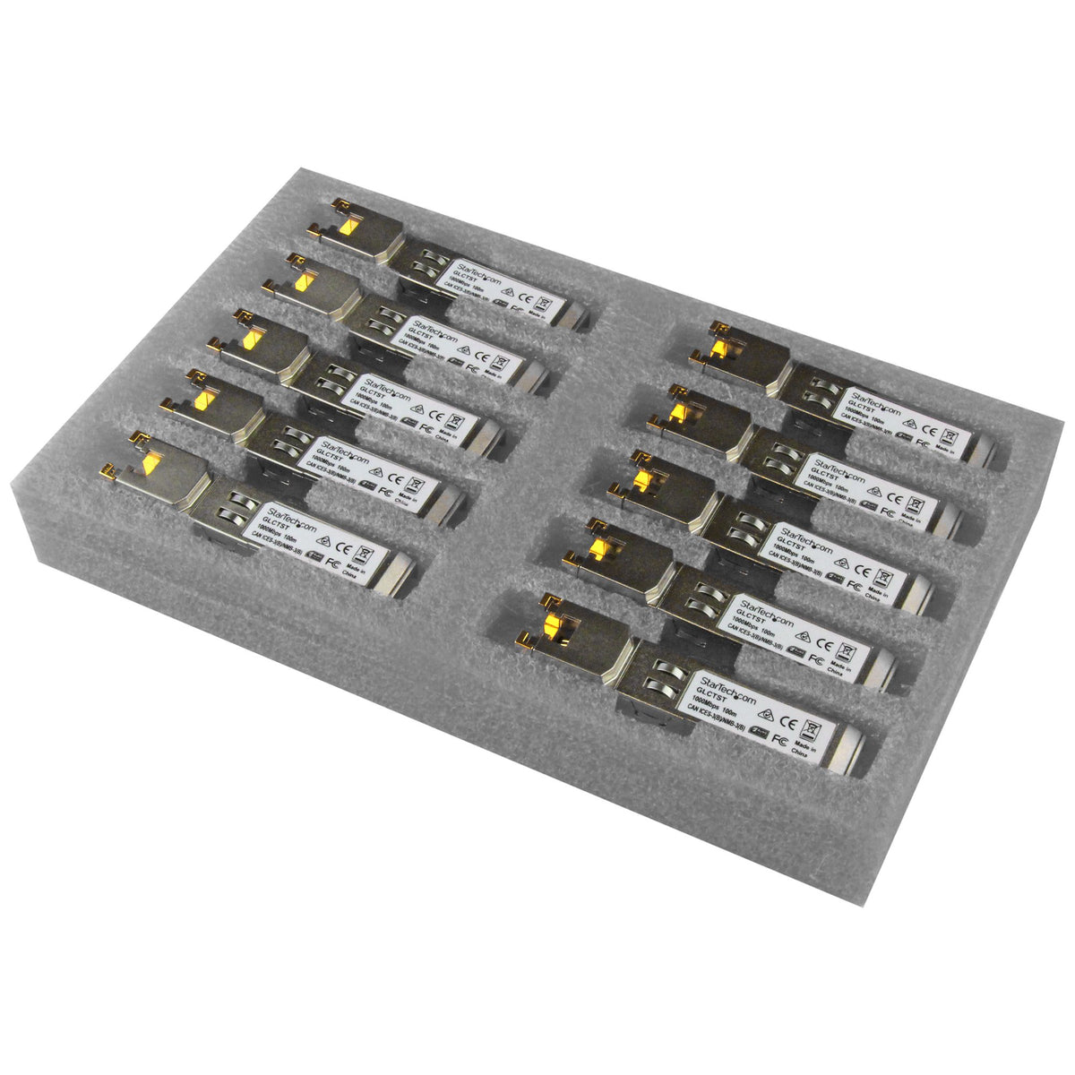 StarTech.com GLCT10PKST red modulo transceptor Cobre 1000 Mbit/s