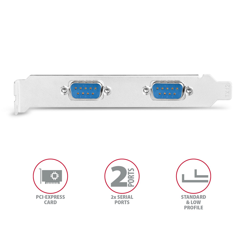 Axagon PCEA-S2N tarjeta y adaptador de interfaz Interno RS-232 (2)