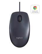 Logitech B100 ratón Oficina Ambidextro USB tipo A Óptico 800 DPI (2)