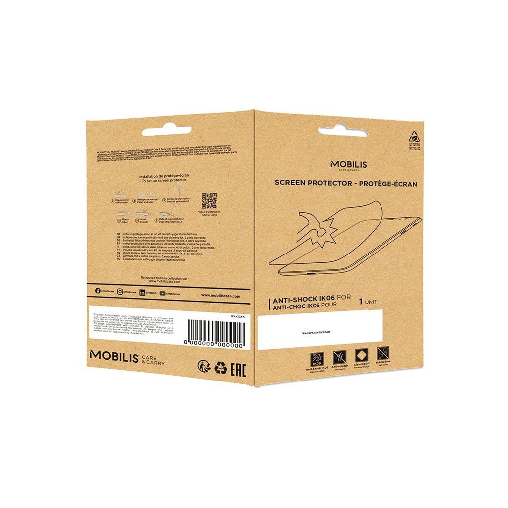 Mobilis Protector de pantalla Antichoque IK06