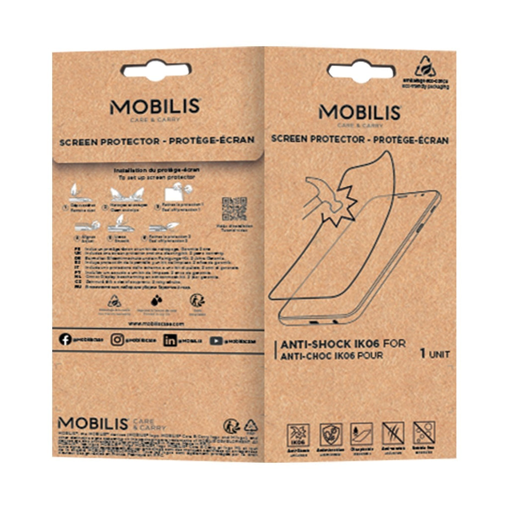 Mobilis Protector de pantalla anti-choque IK06 - transparente para Galaxy A37