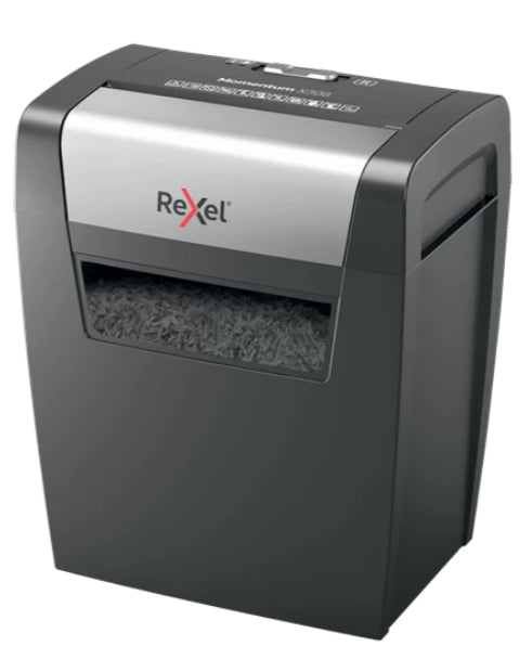 Rexel X308 triturador de papel Corte cruzado 22 cm Negro, Plata