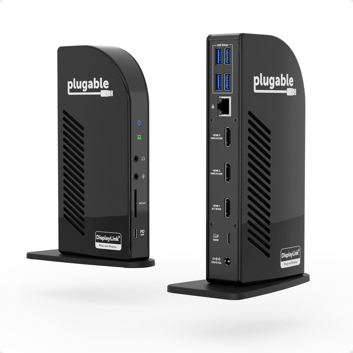 Plugable Technologies UD-ULTCDL Wired USB 3.2 Gen 1 Type-C Black