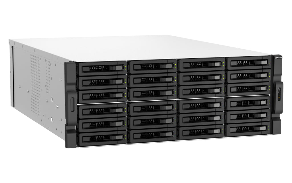 QNAP TS-H3087XU-RP NAS Bastidor (4U) Intel Xeon E E-2378 64 GB DDR4 0 TB QuTS hero Negro, Blanco (2)