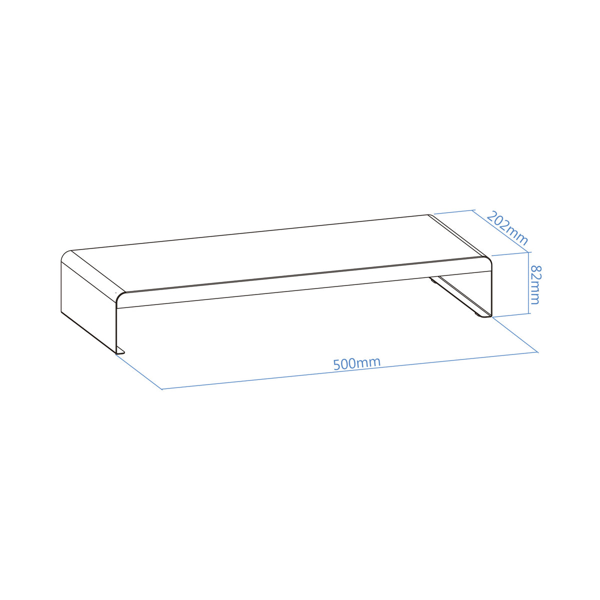 TooQ TQMR0121 soporte para monitor Escritorio Negro (4)