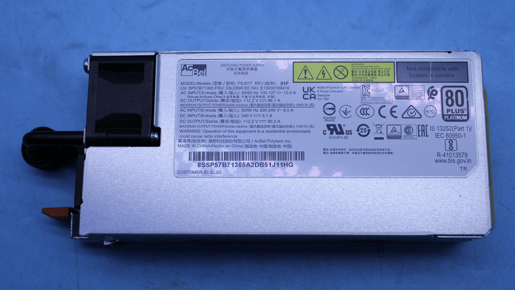 ThinkSystem 1100W 230V/115V