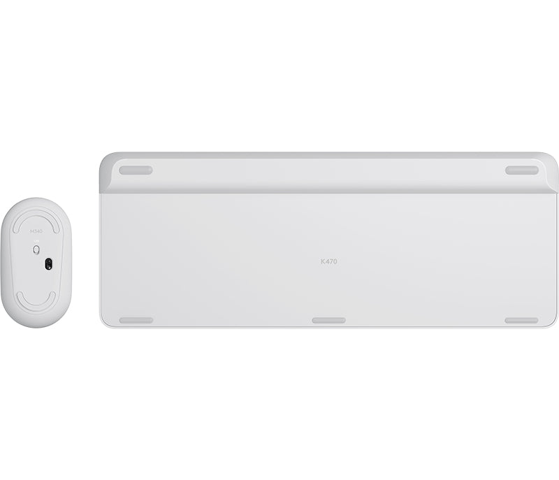 Logitech 920-009201 teclado Ratón incluido Universal RF inalámbrico QWERTY Nórdico Blanco (5)