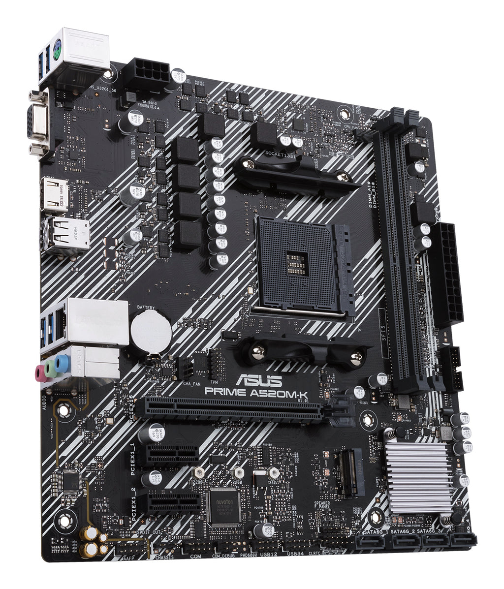ASUS PRIME A520M-K AMD A520 Zócalo AM4 micro ATX (5)
