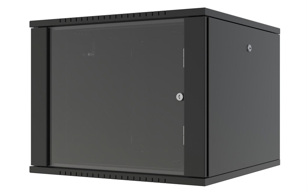 Lanview RWF09U66BL armario rack 9U Bastidor de pared Negro (2)