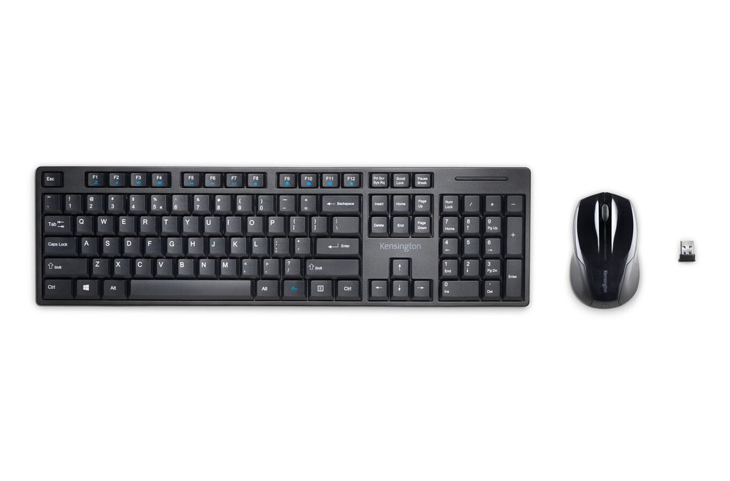 Kensington Pro Fit teclado Ratón incluido Oficina RF inalámbrico AZERTY Francés Negro (2)