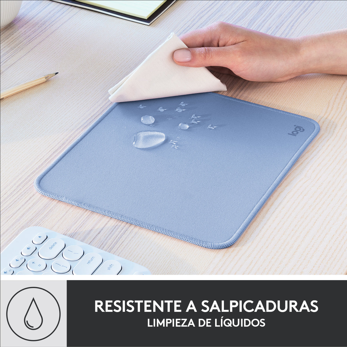 Logitech Mouse Pad - Studio Series Azul (7)