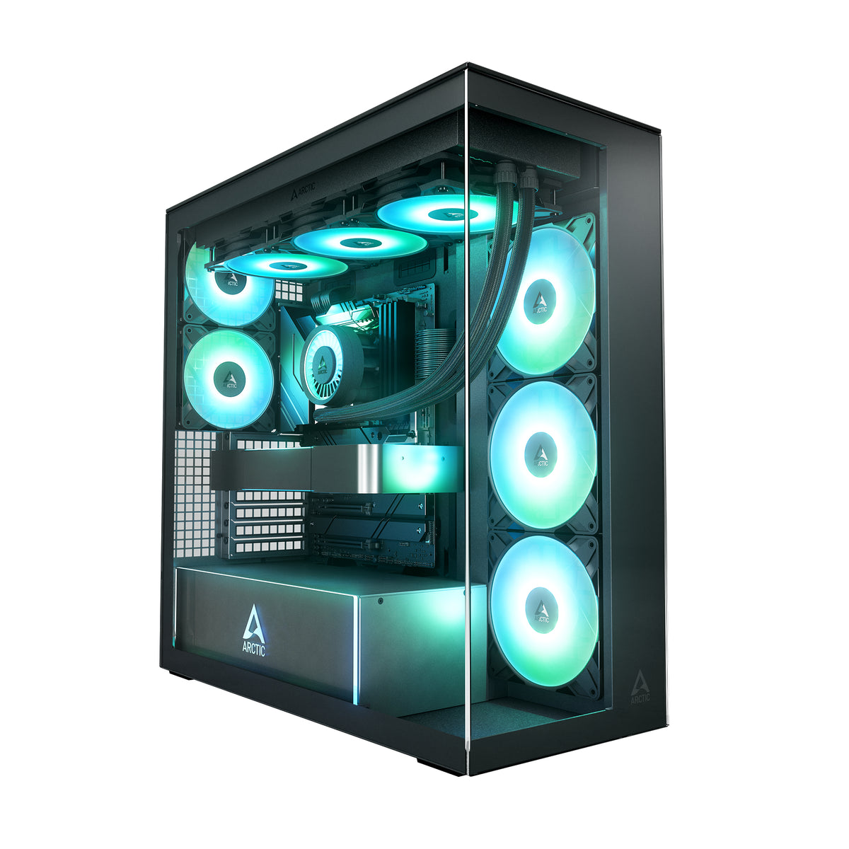 ARCTIC Xtender Black (Clear Glass) Negro, Transparente