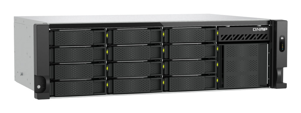 QNAP TS-H1655XEU-RP Servidor de almacenamiento Bastidor (3U) Intel Atom® C5125 8 GB DDR4 0 TB QuTS hero Negro, Gris (5)