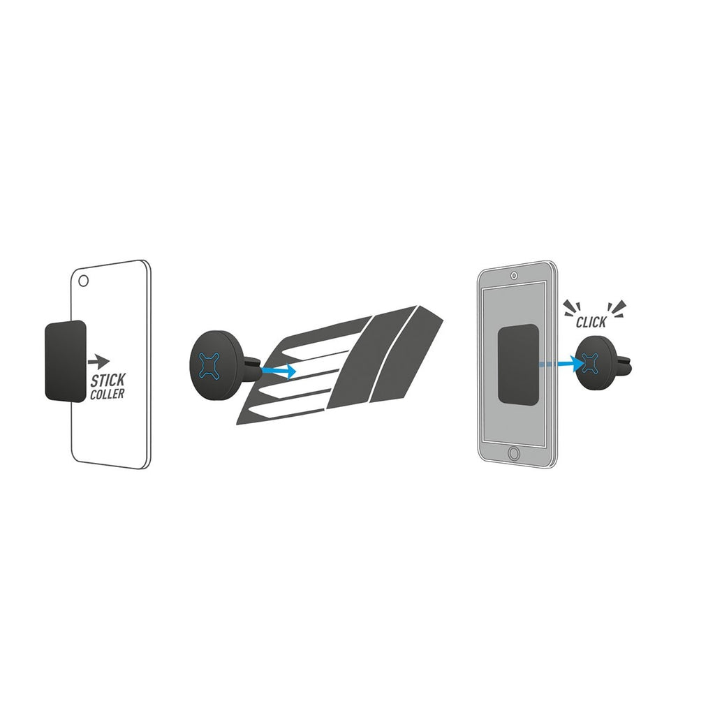Mobilis U.FIX Mini kit universal de soporte teléfono coche 044018