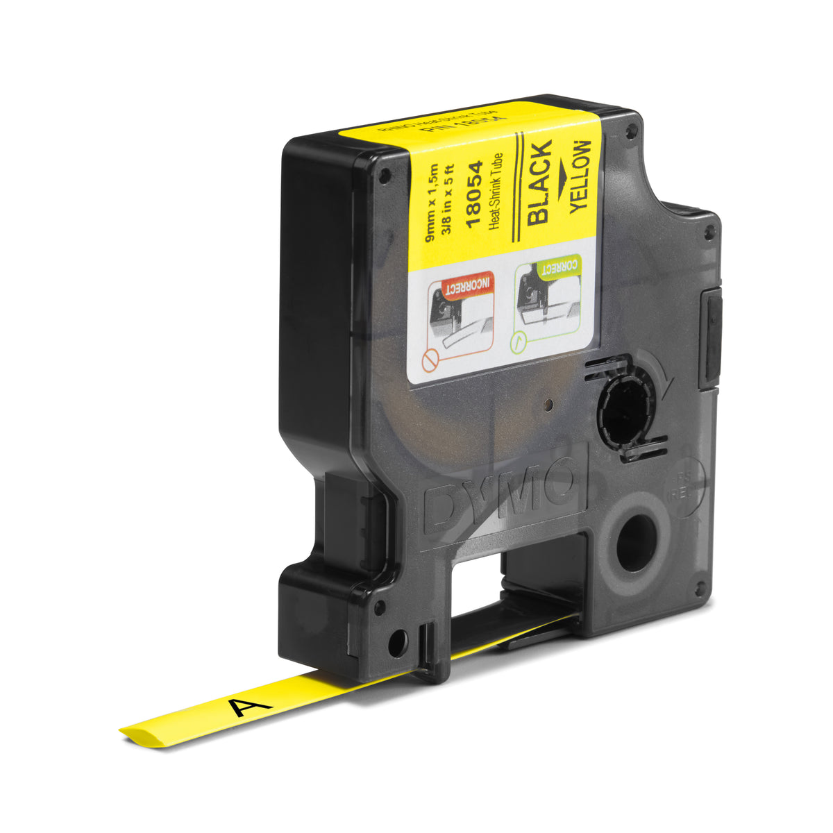 DYMO 18054 cinta para impresora de etiquetas Negro sobre amarillo