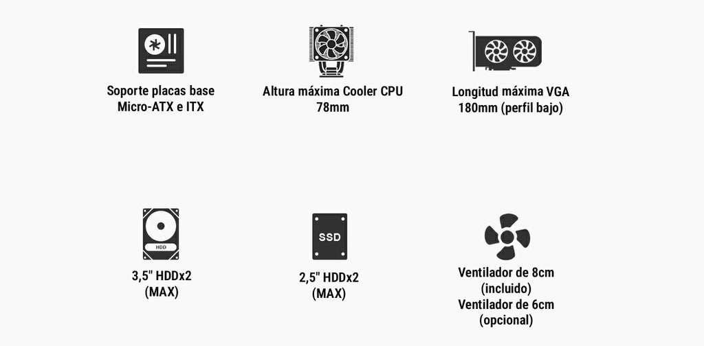 CoolBox COO-PCT313-1 carcasa de ordenador Micro Torre Negro (9)