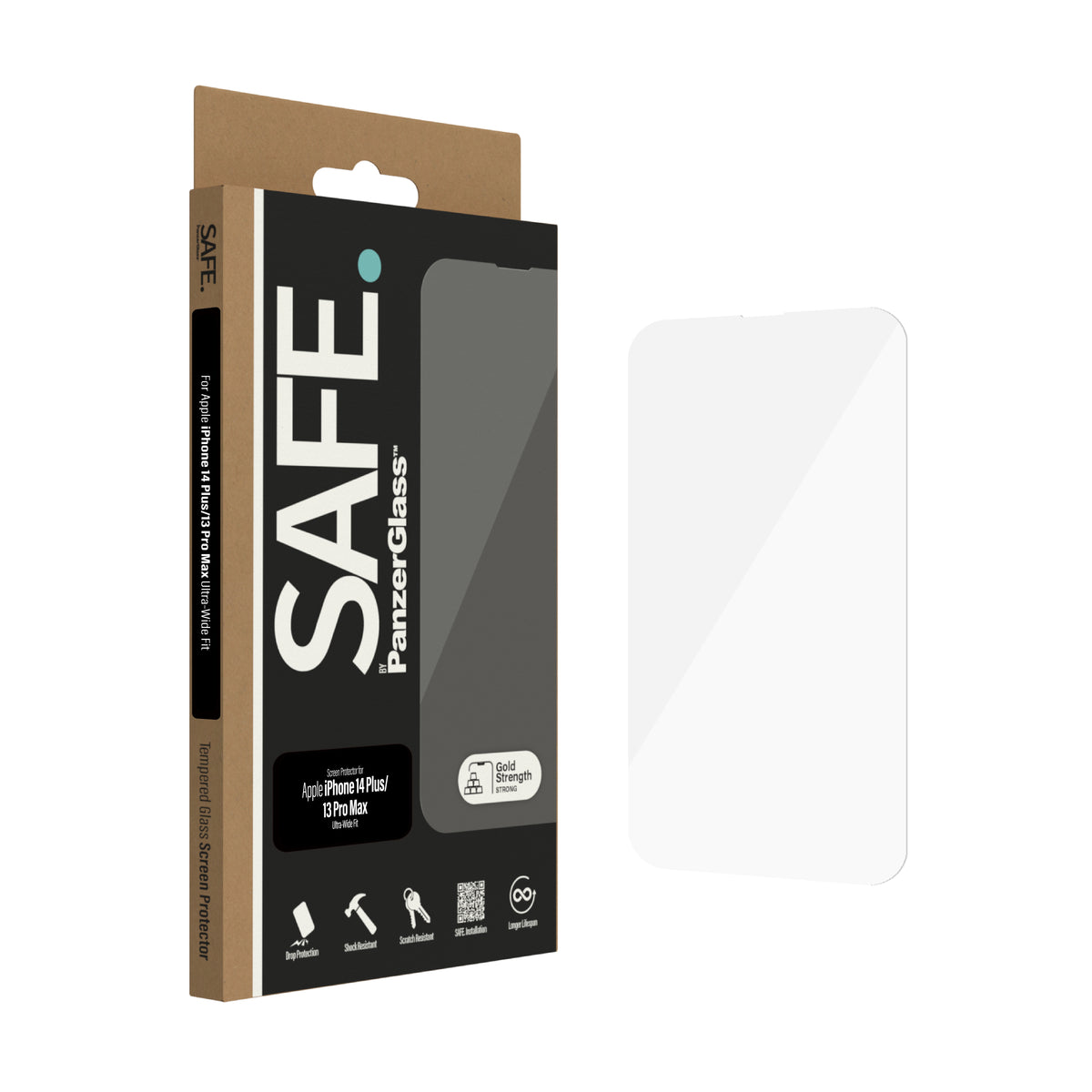 PanzerGlass SAFE. by ® Screen Protector iPhone 14 Plus | 13 Pro Max | Ultra-Wide Fit Protector de pantalla Apple 1 pieza(s) (3)