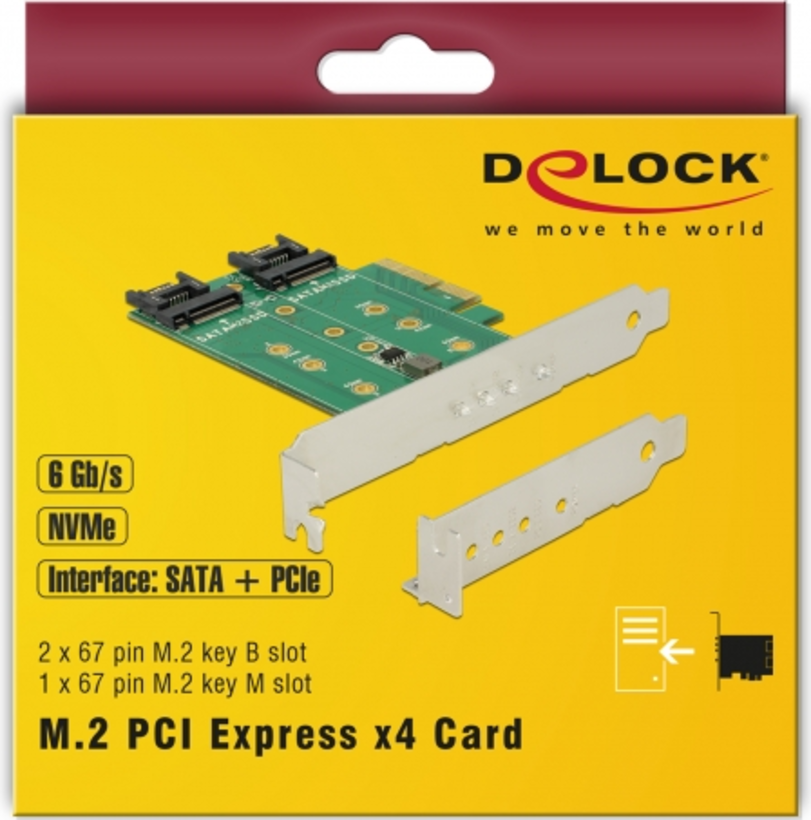 DeLOCK 89518 tarjeta/adaptador de interfaz Interno M.2, SATA (5)