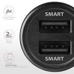 Axagon PWC-5V5 cargador de dispositivo móvil Teléfono móvil, Smartphone, Tableta, Universal Negro Encendedor de cigarrillos Carga rápida Auto (8)