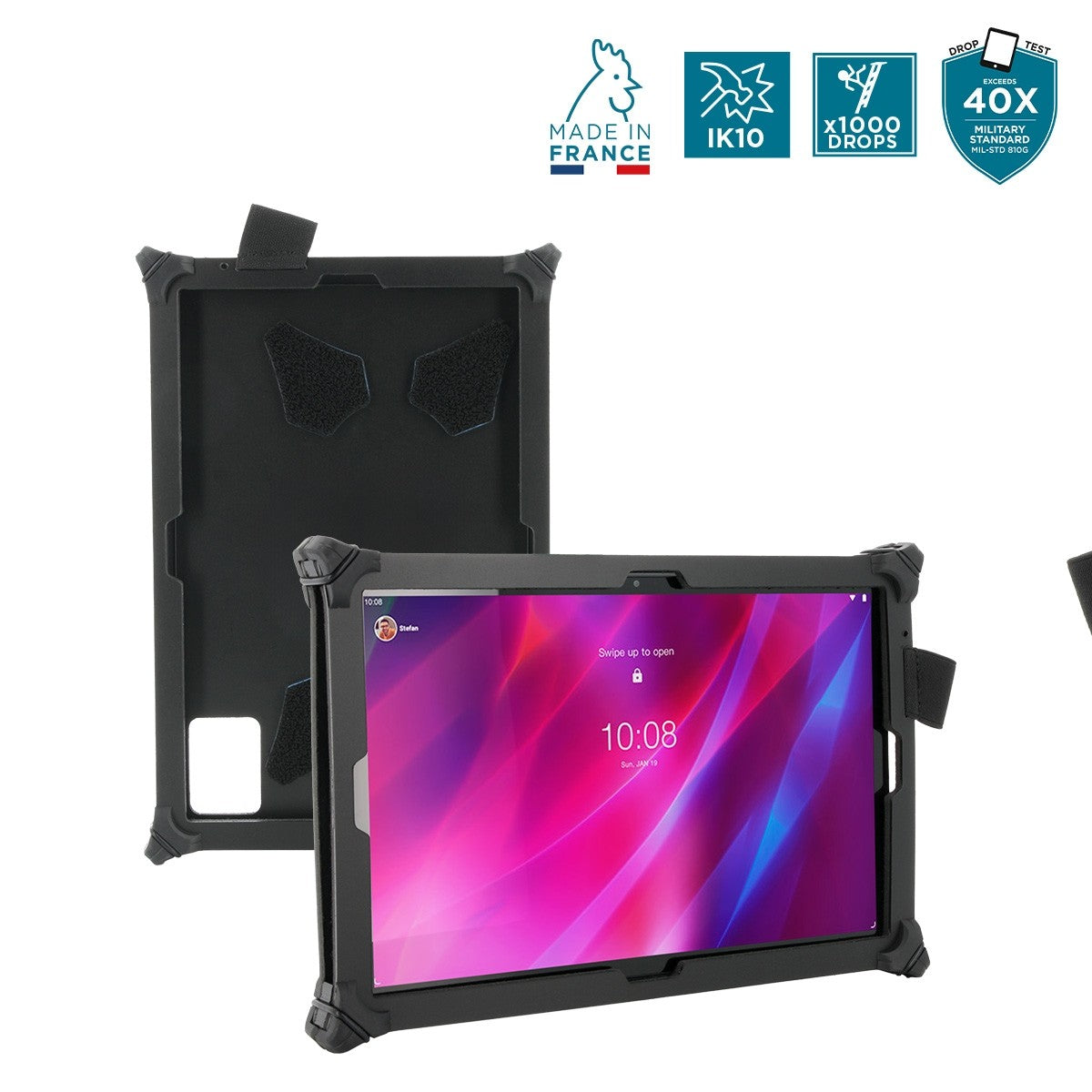 Mobilis 050065 funda para tableta 27,9 cm cubierta negra