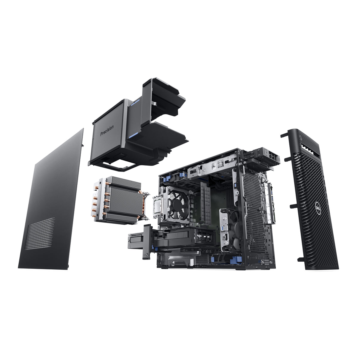 DELL Precision 3680 Intel® Core™ i7 i7-14700 16 GB DDR5-SDRAM 512 GB SSD Windows 11 Pro Torre Puesto de trabajo Negro (5)