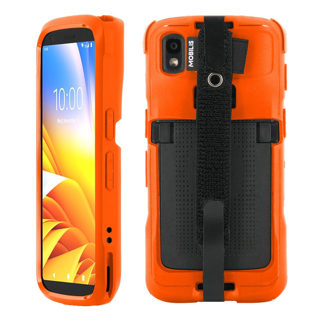 Mobilis PROTECH Funda Naranja Seguridad Correa de mano Zebra TC22