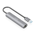 AISENS ASUC-4P037-GR base para portátil y replicador de puertos Alámbrico USB 3.2 Gen 1 (3.1 Gen 1) Type-A (3)