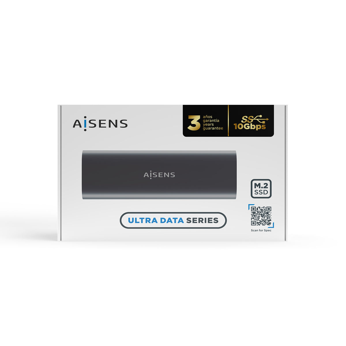 AISENS ASM2-015GR caja para disco duro externo Caja externa para unidad de estado sólido (SSD) Gris M.2 (7)