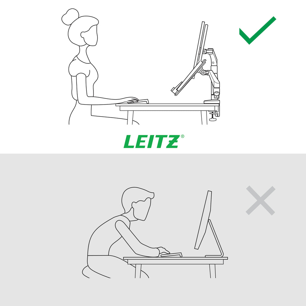 Leitz 65380085 soporte para monitor 81,3 cm (32") Escritorio Gris (7)