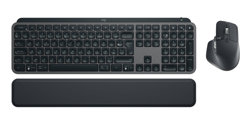 Logitech Master MX Keys Combo for Bussiness teclado Ratón incluido Oficina RF Wireless + Bluetooth AZERTY Francés Grafito (6)